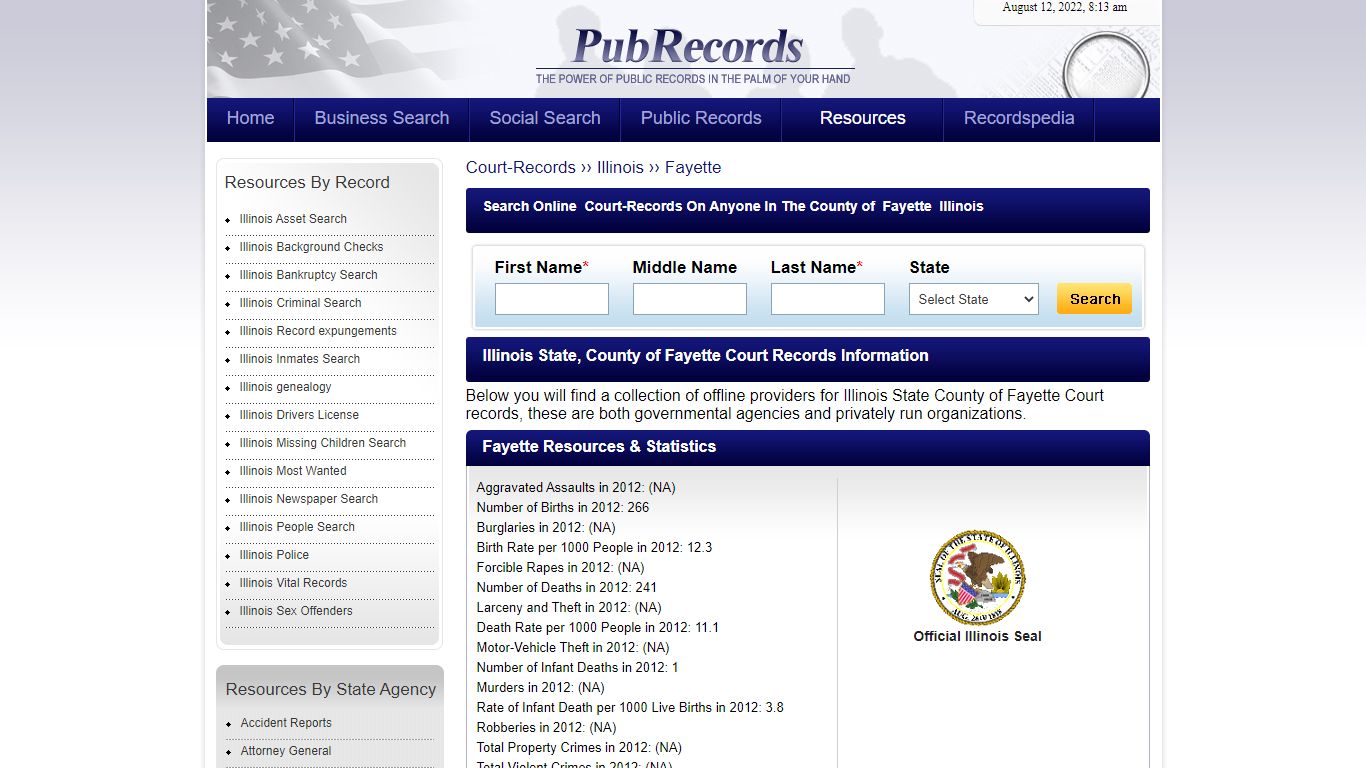 Fayette County, Illinois Court Records